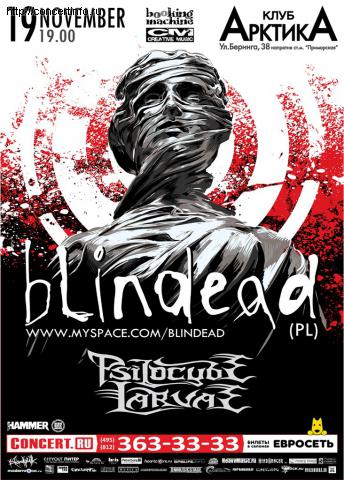 Blindead, Psilosybe Larvae 19 ноября 2011, концерт в АрктикА, Санкт-Петербург