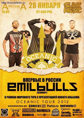 EMIL BULLS 28 января 2012, концерт в АрктикА, Санкт-Петербург
