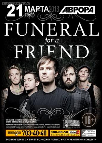 Funeral for a Friend 21 марта 2013, концерт в Aurora, Санкт-Петербург