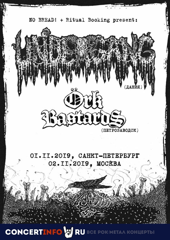 UNDERGANG / ORK BASTARDS 2 ноября 2019, концерт в Rock House, Москва