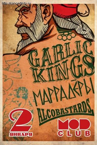 Garlic Kings, Маррадеры, Alcobastards 2 января 2013, концерт в MOD, Санкт-Петербург