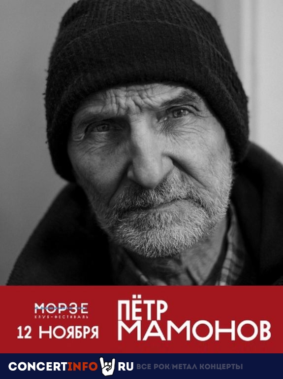 Петр Мамонов 12 ноября 2019, концерт в Морзе, Санкт-Петербург