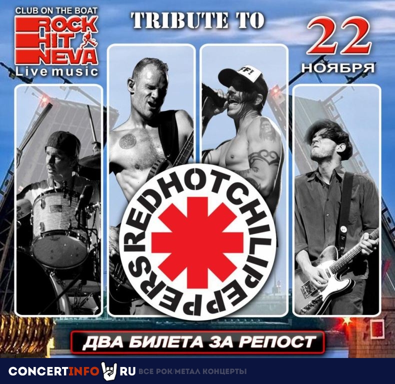 Red Hot Chili Peppers Tribute 22 ноября 2019, концерт в Rock Hit Neva на Английской, Санкт-Петербург