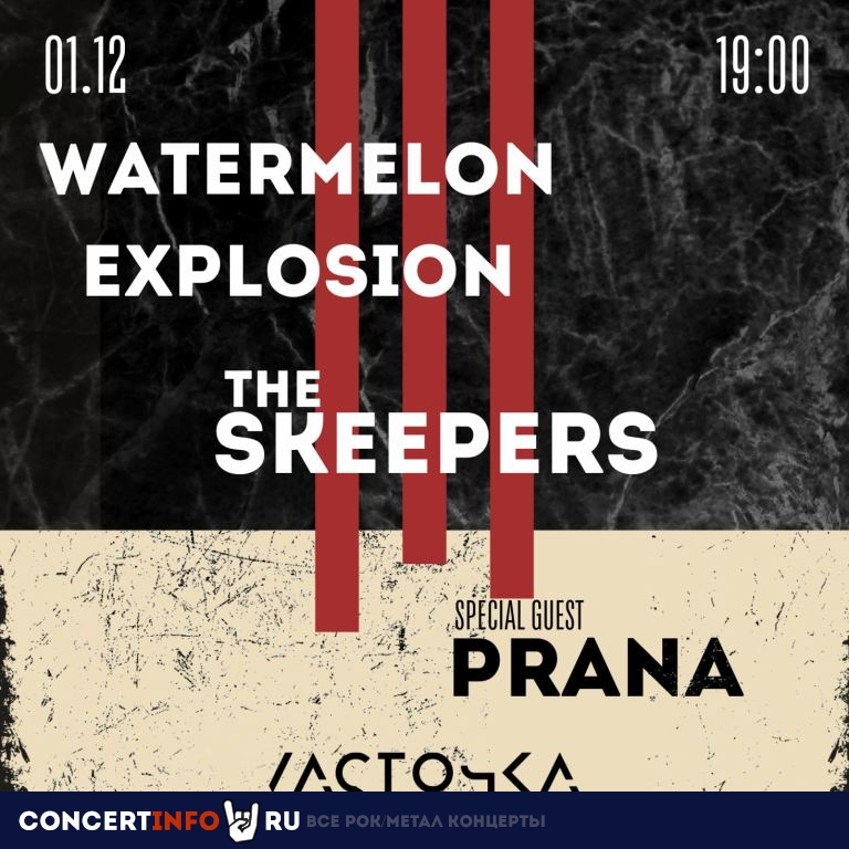 Watermelon Explosion | The Skeepers | PRANA 1 декабря 2022, концерт в Ласточка, Санкт-Петербург