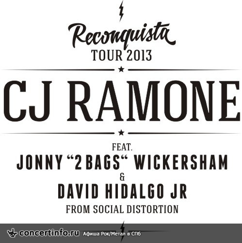 Cj Ramone 15 октября 2013, концерт в ZAL, Санкт-Петербург