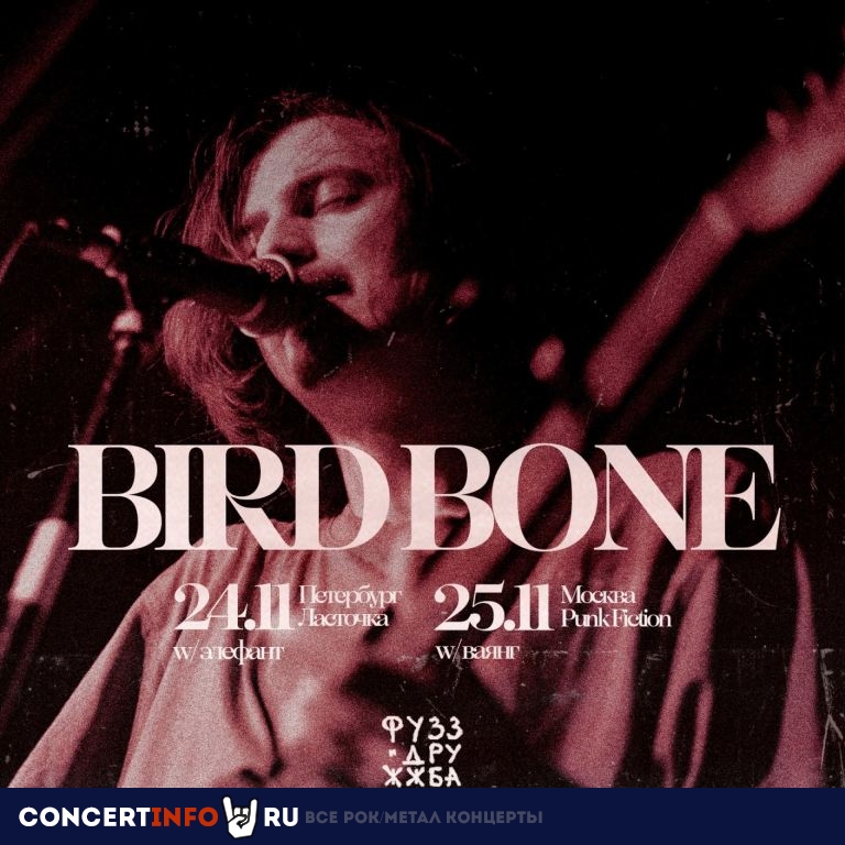 Bird Bone 24 ноября 2023, концерт в Ласточка, Санкт-Петербург
