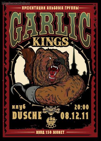 GarlicKings 8 декабря 2011, концерт в Dusche, Санкт-Петербург