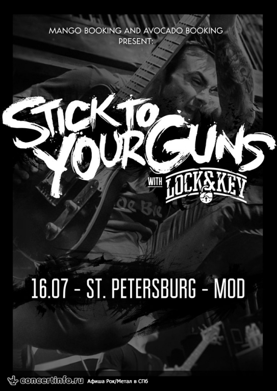 STICK TO YOUR GUNS 16 июля 2014, концерт в MOD, Санкт-Петербург