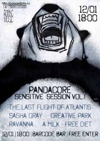 PANDACORE SENSITIVE SESSION vol.1 12 января 2012, концерт в Barcode Bar, Санкт-Петербург
