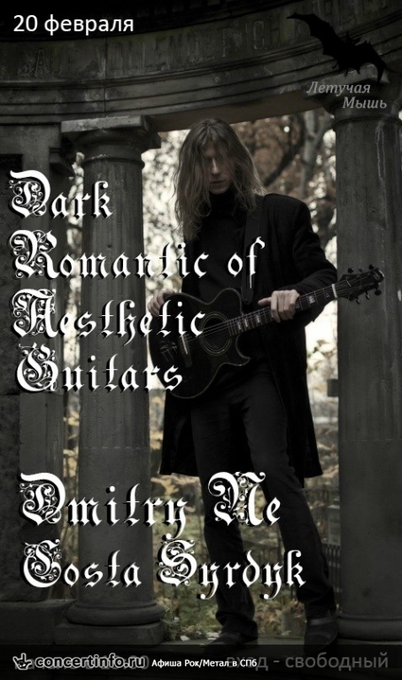 Dark Romantic of Aesthetic guitars 20 февраля 2015, концерт в Летучая Мышь, Санкт-Петербург
