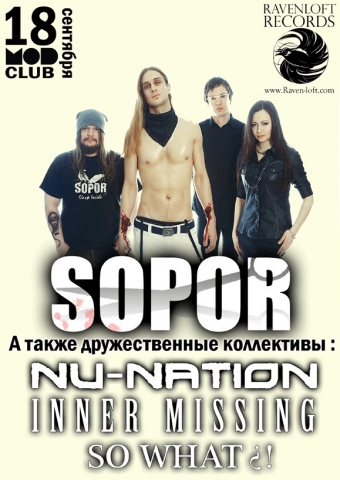 SOPOR 18 сентября 2011, концерт в MOD, Санкт-Петербург