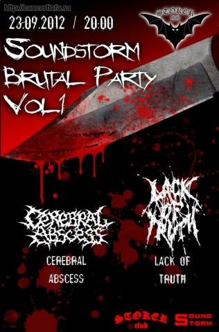 Soundstorm Brutal Party Vol.1 23 сентября 2012, концерт в Стокер, Санкт-Петербург