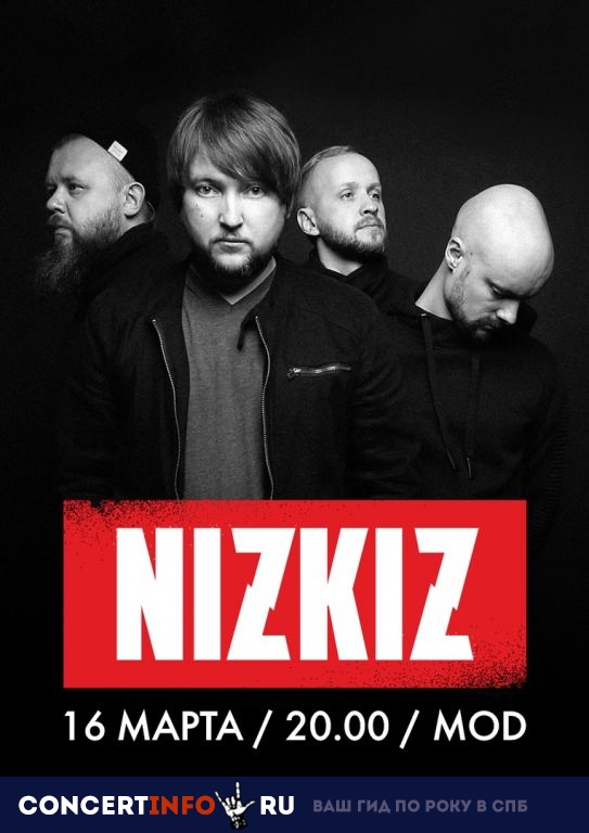 Nizkiz 16 марта 2019, концерт в MOD, Санкт-Петербург