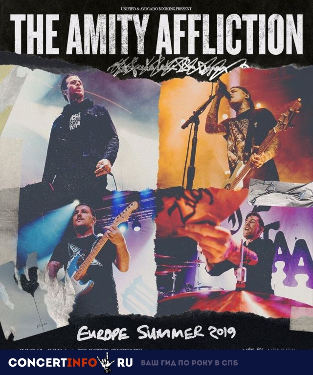 The Amity Affliction 21 июня 2019, концерт в ZAL, Санкт-Петербург