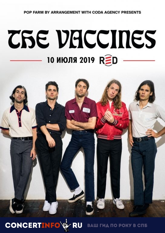 The Vaccines 10 июля 2019, концерт в RED, Москва